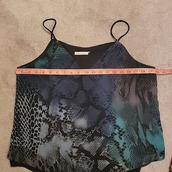 Three eighty two snakeskin print string tank Large - Picture 3 of 6